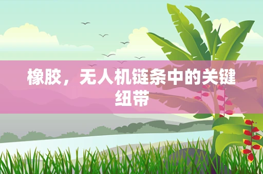 橡胶，无人机链条中的关键纽带