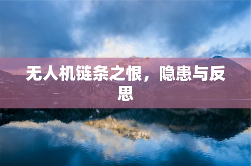 无人机链条之恨，隐患与反思