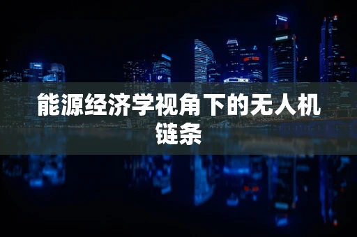 能源经济学视角下的无人机链条