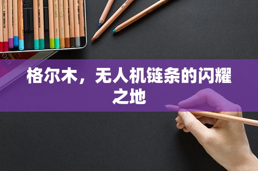 格尔木，无人机链条的闪耀之地
