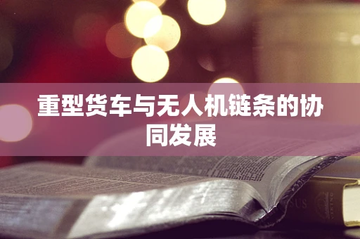 重型货车与无人机链条的协同发展
