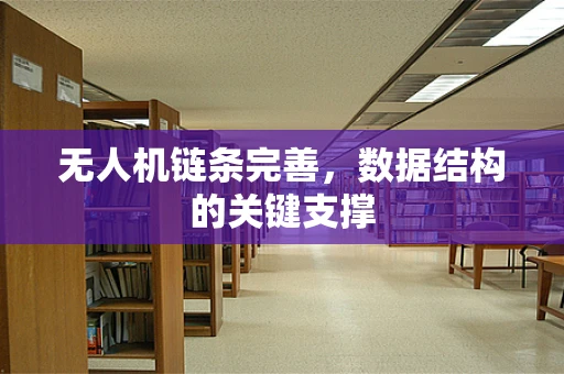 无人机链条完善，数据结构的关键支撑