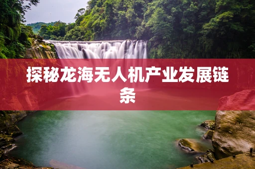 探秘龙海无人机产业发展链条