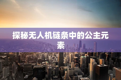 探秘无人机链条中的公主元素