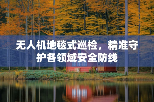 无人机地毯式巡检，精准守护各领域安全防线