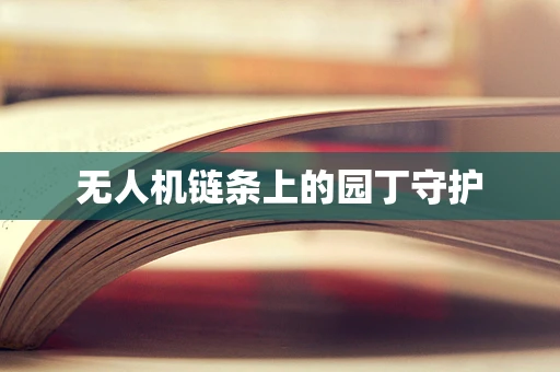 无人机链条上的园丁守护