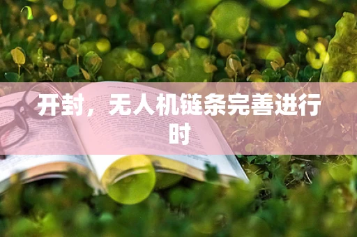 开封，无人机链条完善进行时