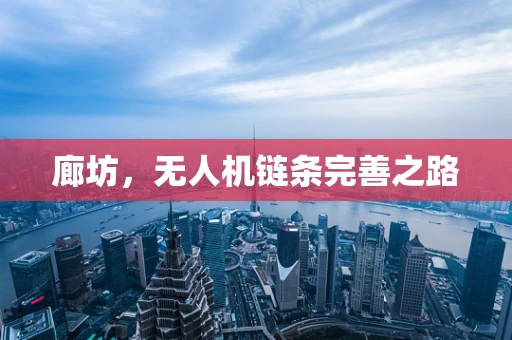 廊坊，无人机链条完善之路