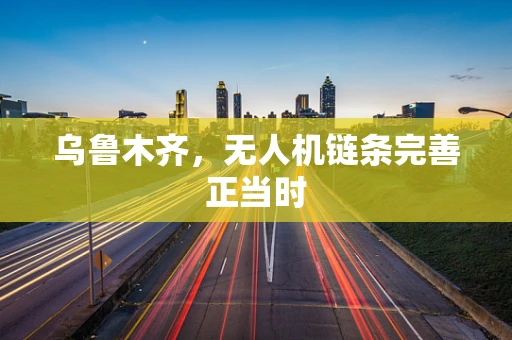 乌鲁木齐，无人机链条完善正当时