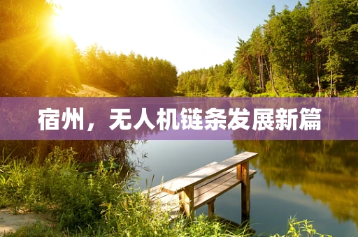 宿州，无人机链条发展新篇