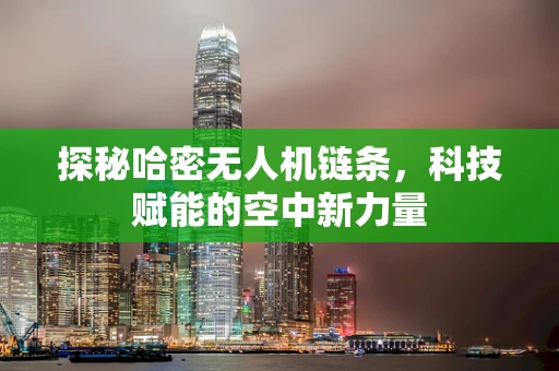 探秘哈密无人机链条，科技赋能的空中新力量