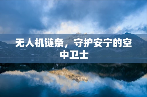 无人机链条，守护安宁的空中卫士