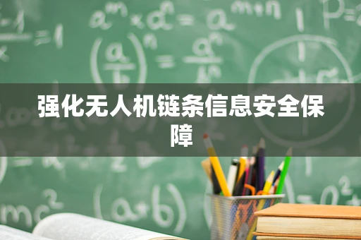 强化无人机链条信息安全保障