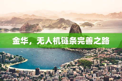 金华，无人机链条完善之路