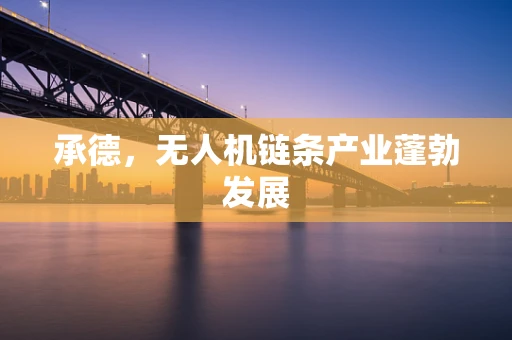 承德，无人机链条产业蓬勃发展