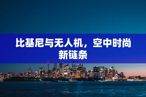 比基尼与无人机，空中时尚新链条