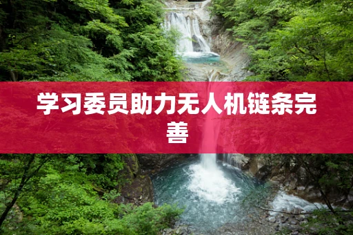 学习委员助力无人机链条完善