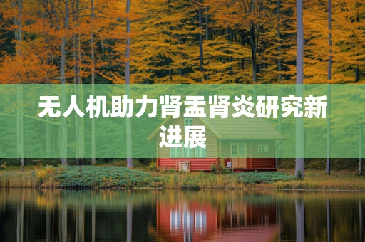 无人机助力肾盂肾炎研究新进展