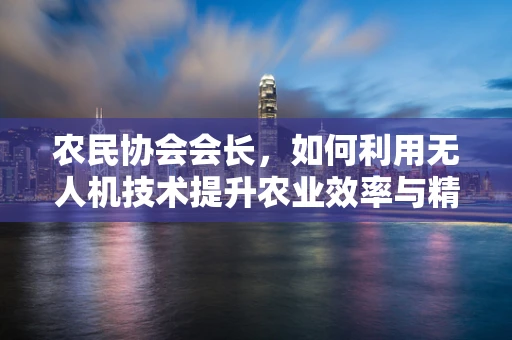 农民协会会长，如何利用无人机技术提升农业效率与精准管理？