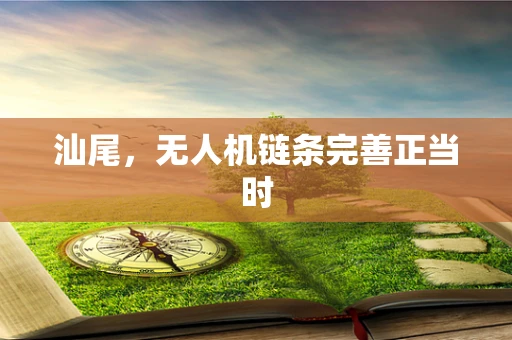 汕尾，无人机链条完善正当时
