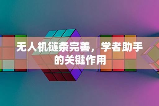 无人机链条完善，学者助手的关键作用