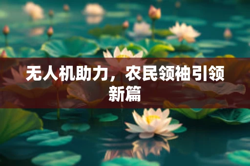 无人机助力，农民领袖引领新篇