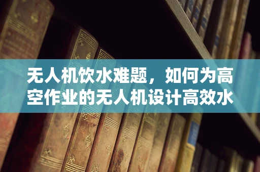 无人机饮水难题，如何为高空作业的无人机设计高效水冷系统？