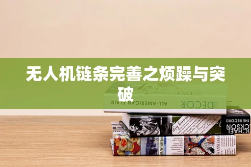 无人机链条完善之烦躁与突破