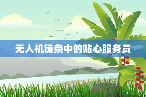 无人机链条中的贴心服务员