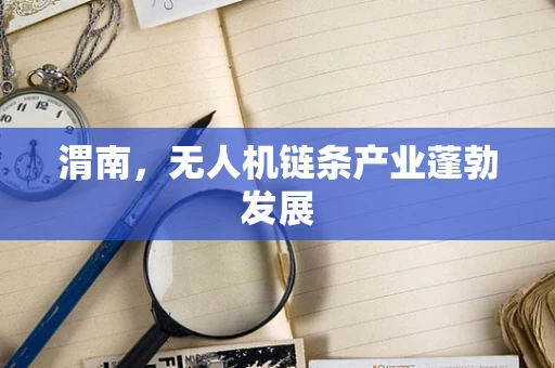 渭南，无人机链条产业蓬勃发展