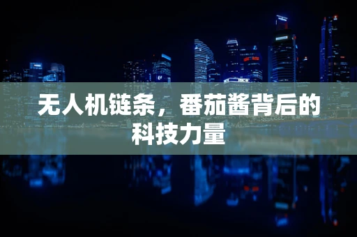 无人机链条，番茄酱背后的科技力量