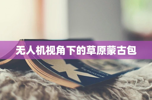 无人机视角下的草原蒙古包