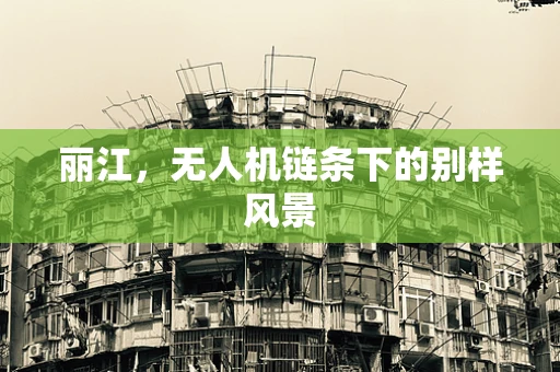 丽江，无人机链条下的别样风景