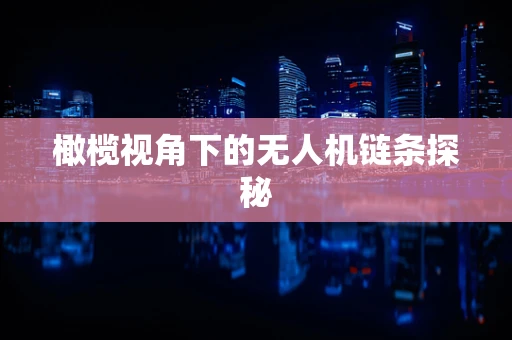 橄榄视角下的无人机链条探秘