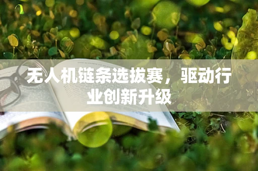 无人机链条选拔赛，驱动行业创新升级