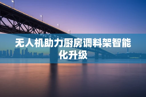 无人机助力厨房调料架智能化升级