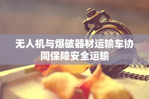 无人机与爆破器材运输车协同保障安全运输