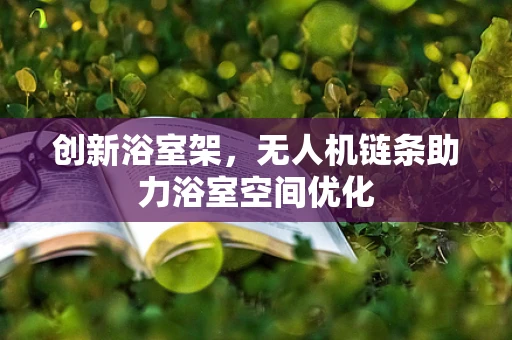 创新浴室架，无人机链条助力浴室空间优化