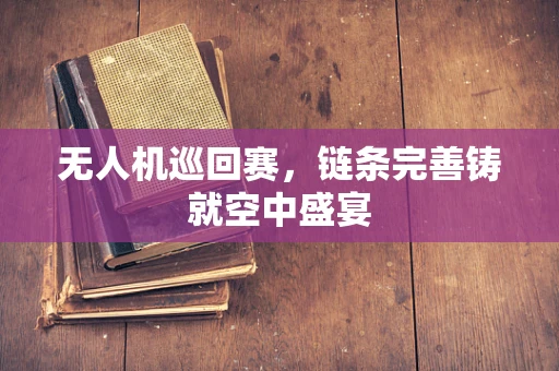 无人机巡回赛，链条完善铸就空中盛宴