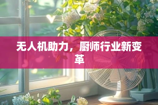 无人机助力，厨师行业新变革
