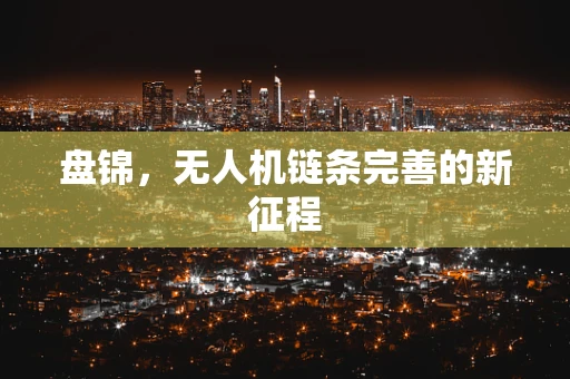 盘锦，无人机链条完善的新征程