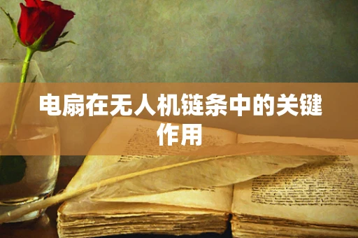 电扇在无人机链条中的关键作用