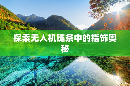 探索无人机链条中的指饰奥秘