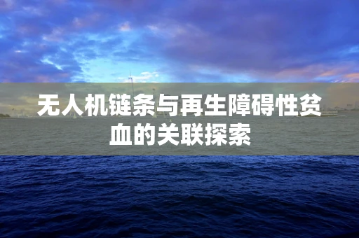 无人机链条与再生障碍性贫血的关联探索