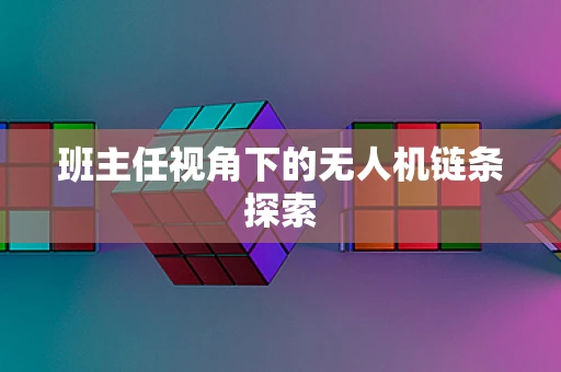 班主任视角下的无人机链条探索