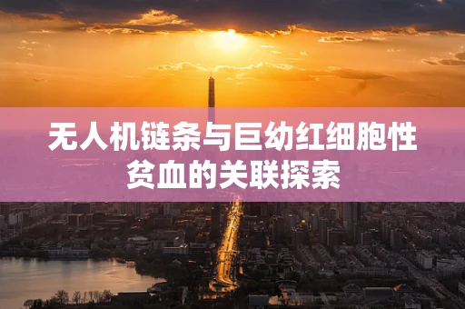 无人机链条与巨幼红细胞性贫血的关联探索