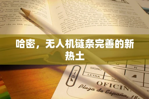 哈密，无人机链条完善的新热土
