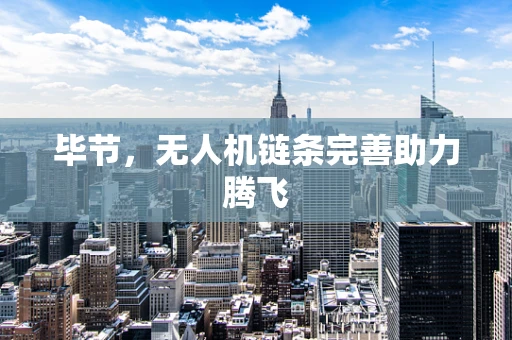 毕节，无人机链条完善助力腾飞