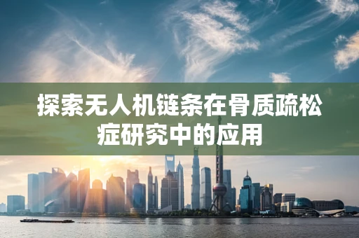 探索无人机链条在骨质疏松症研究中的应用