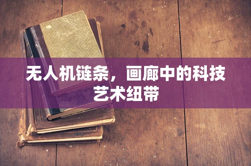 无人机链条，画廊中的科技艺术纽带